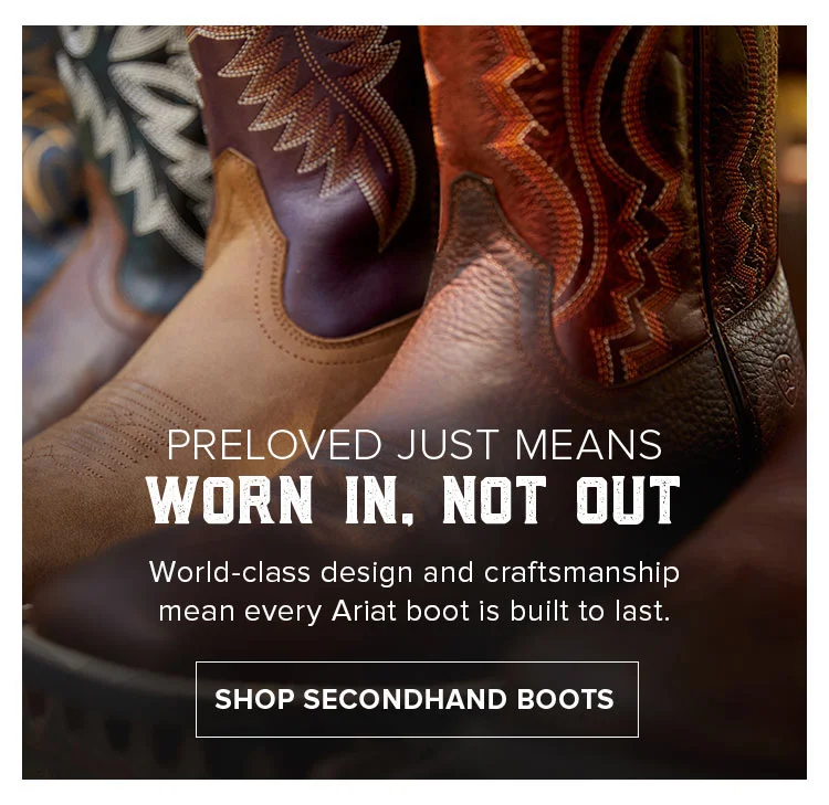 SHOP SECOND HAND BOOTS