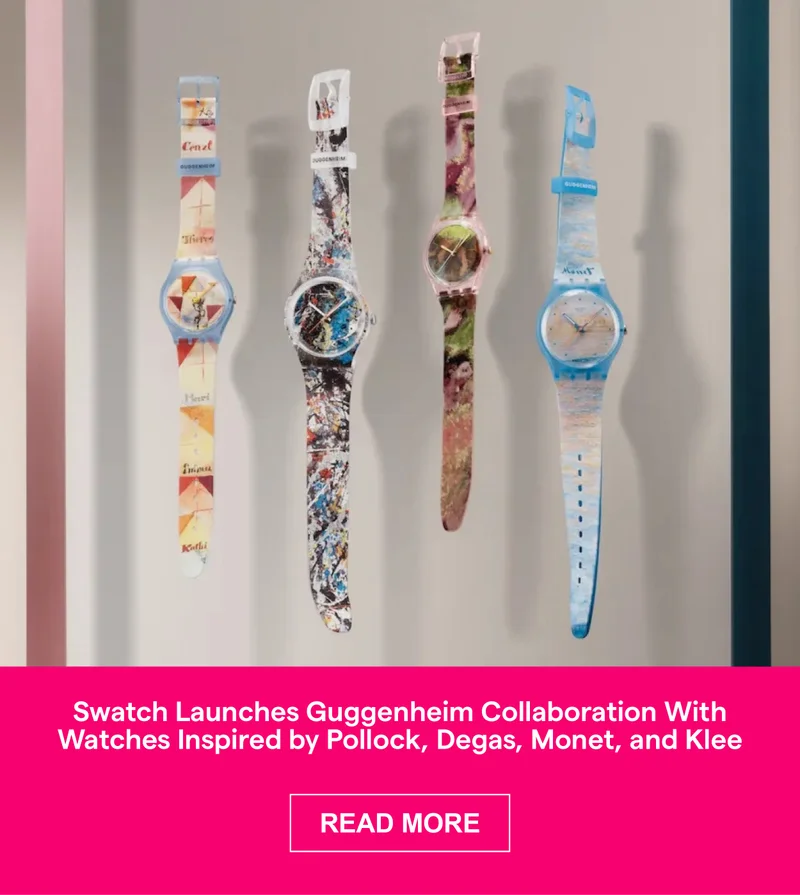 Swatch Launches Guggenheim Collaboration With Watches Inspired by Pollock, Degas, Monet, and Klee
