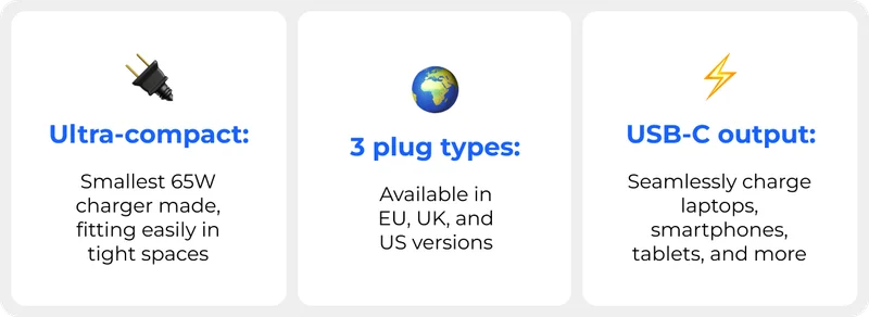 Main features:
