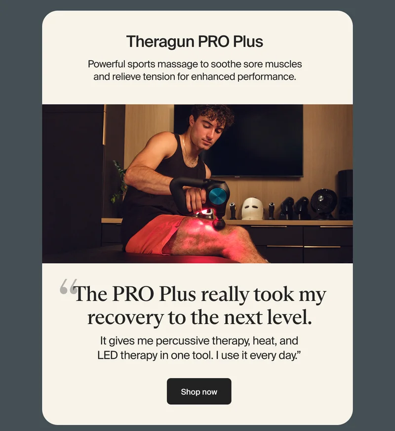 Theragun PRO Plus | Powerful sports massage to soothe sore muscles and relieve tension for enhanced performance.|