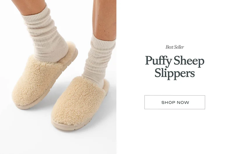 Puffy Sheep Slippers