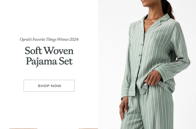 Soft Woven Pajama Set