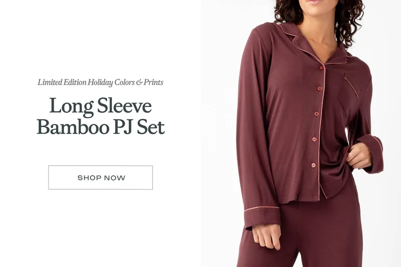 Long Sleeve Bamboo PJ Set