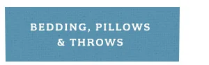 bedding, pillows & throws