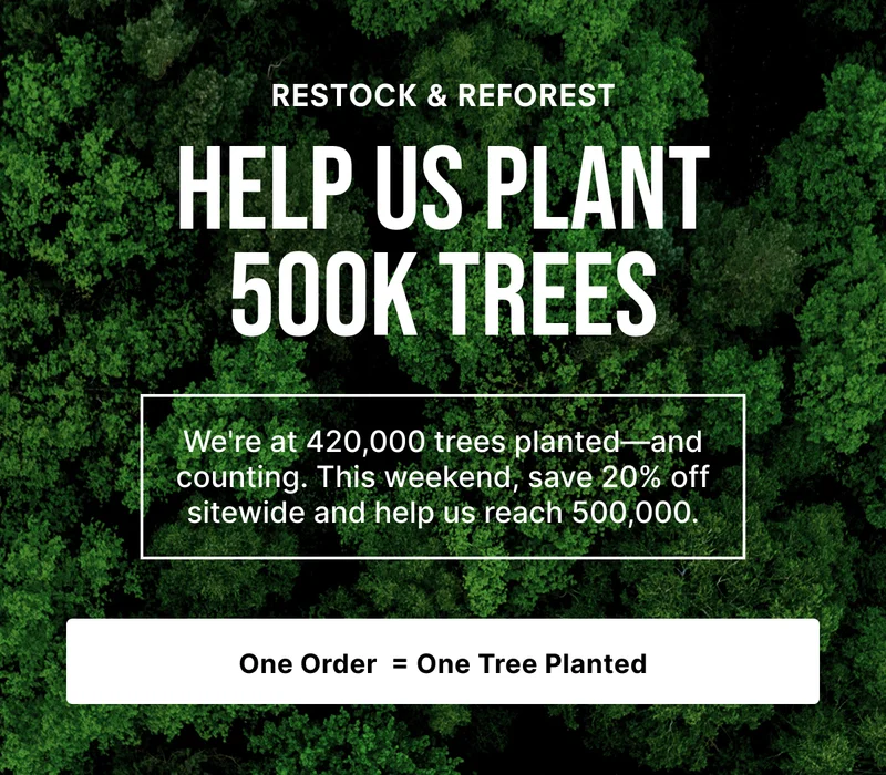 help us plant 500k trees
