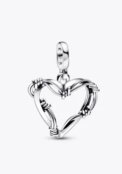 Wire Heart Dangle Charm