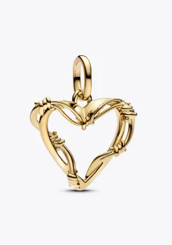 Wire Heart Dangle Charm