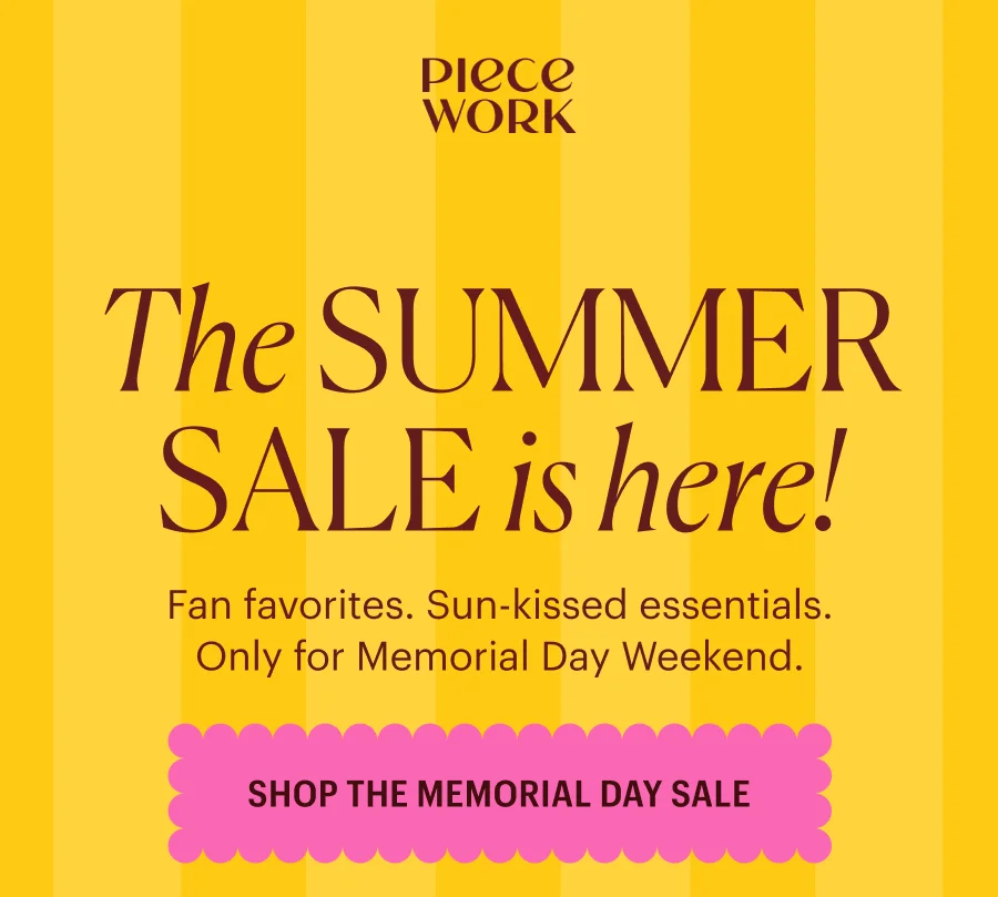 The Summer Sale is here! Only for Memorial Day Weekend.