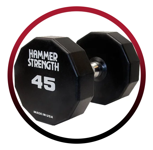 Shop Hammer Strength 12-Sided Urethane Dumbbells | Outlet Savings