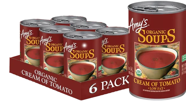 Image of Amy's Organic Cream of Tomato Soup (6 Pack)