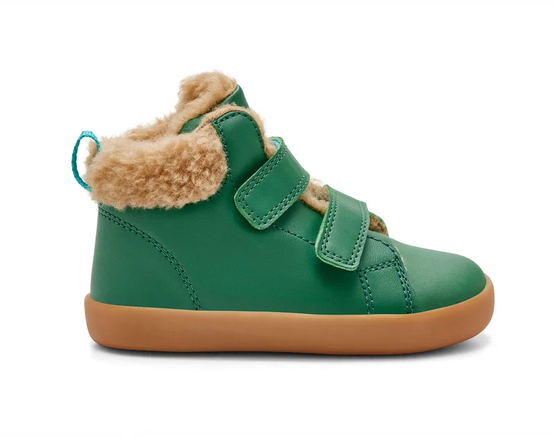 Image of Furry High Top - Emerald Green