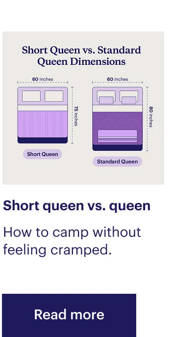 Short queen vs queen