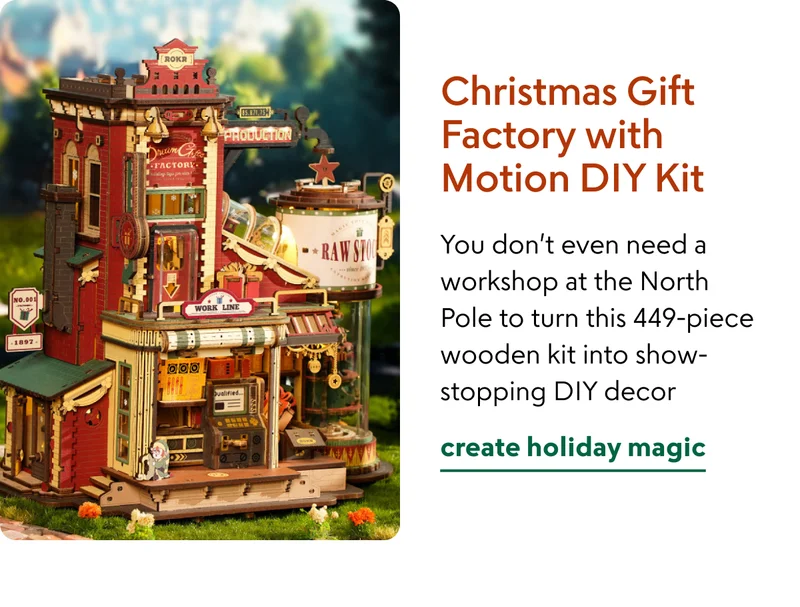 Christmas Gift Factory with Motion DIY Kit