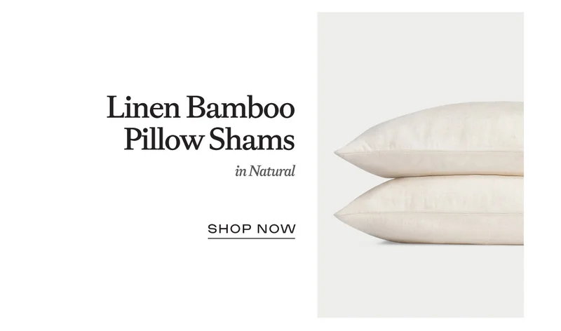 Linen Bamboo Pillow Shams