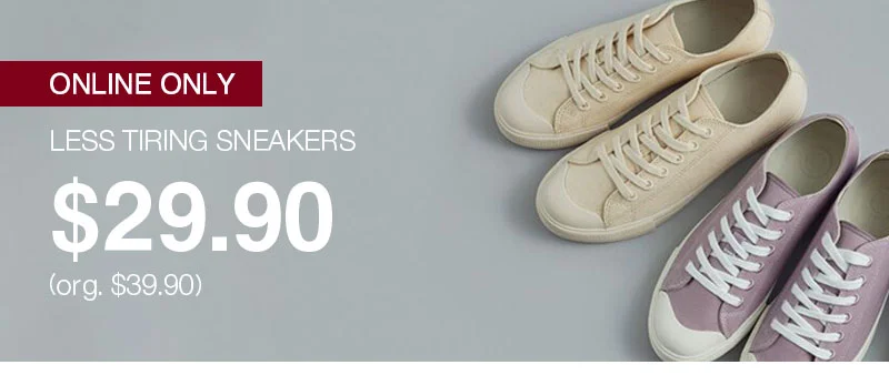 Shop $29.90 Less Tiring Sneakers!