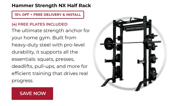 HD Athletic NX Half Rack