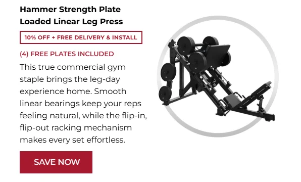 Hammer Strength Plate-Loaded Linear Leg Press