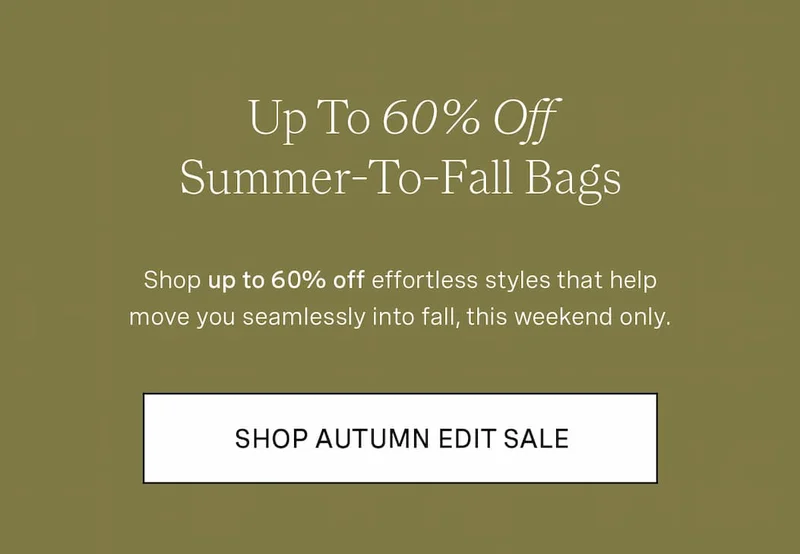 Autumn Edit Sale