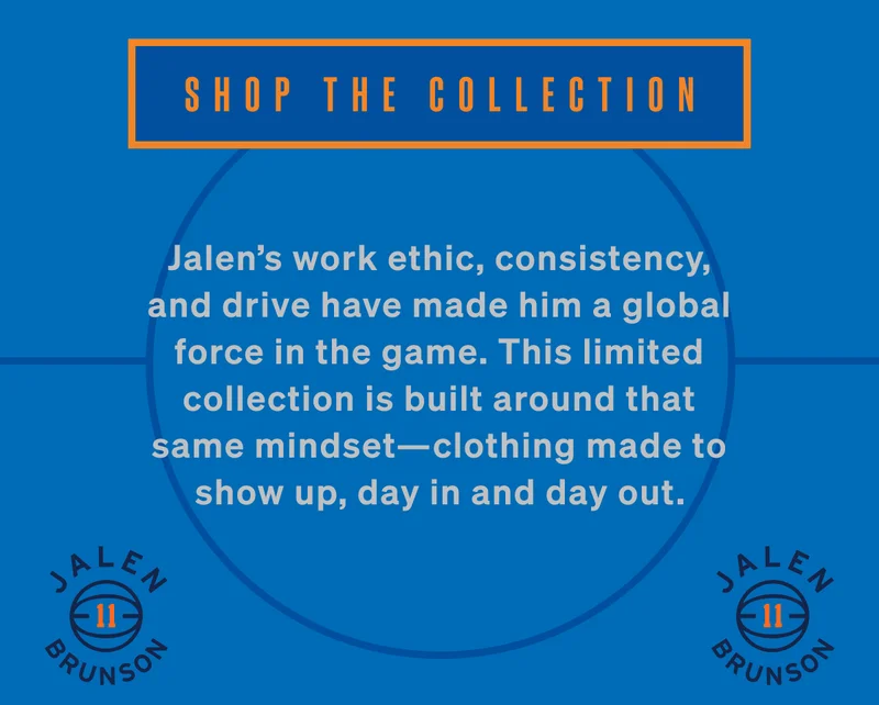 Jalen Brunson x Faherty Collection