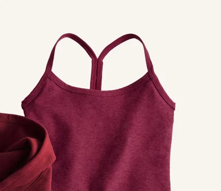 Spacedye Slim Racerback Cropped Tank