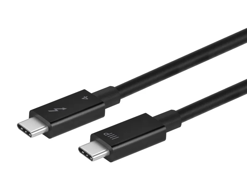 Monoprice™ Thunderbolt 4 Cable, 3.3 feet, Intel Certified 40Gbps Transfer Speed | 240W Power Delivery EPR | Single 8K or Dual 4K Video Resolution