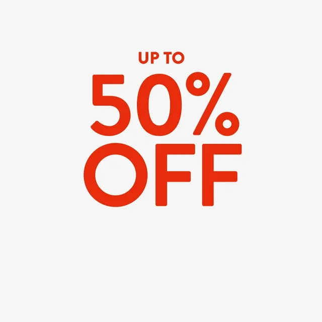 Up to 50% new markdowns.