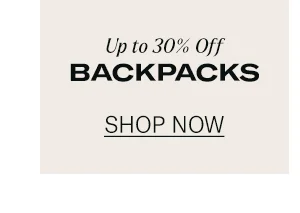 Shop Up to 30% Off Backpacks
