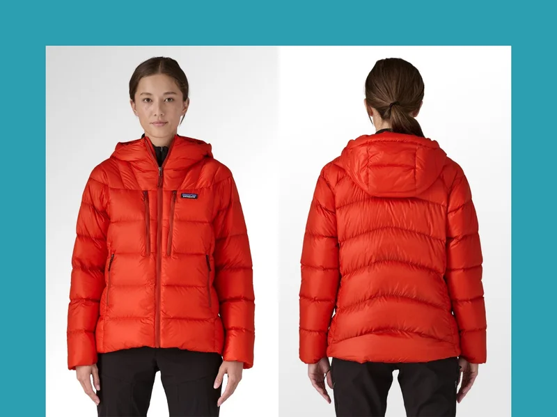 Women's Fitz Roy Down hoody.