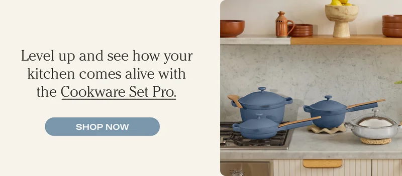 Level up and see how your kitchen comes alive with the Cookware Set Pro.