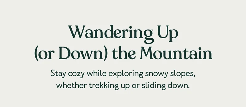 Wandering Up (or Down) the Mountain