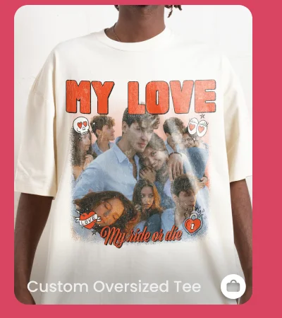 Create Your Own Custom Bootleg Oversized Tee