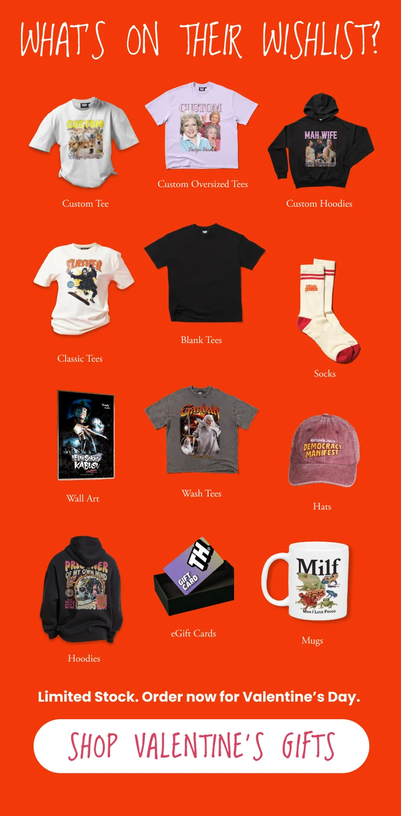 Shop valentine's gifts