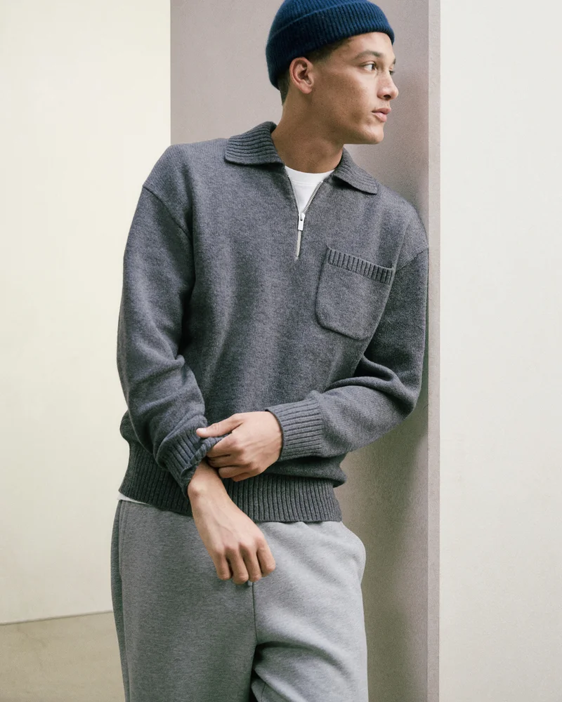 Image | Luxe Merino Quarter-Zip Pullover