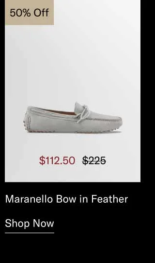 Maranello Bow in Feather 50% off-Shop Now