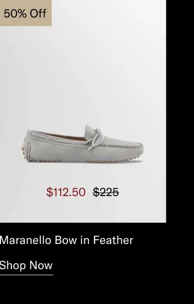 Maranello Bow in Feather 50% off-Shop Now