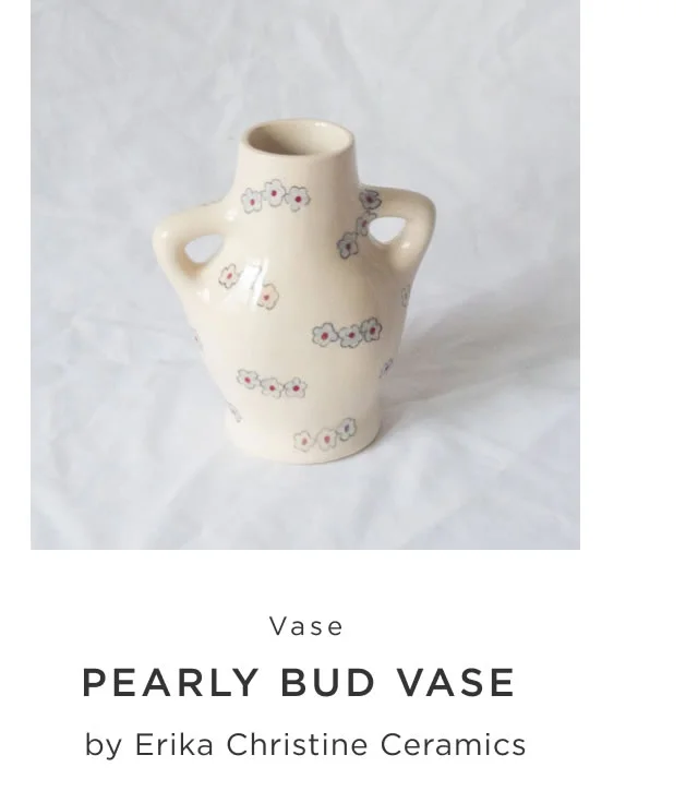 Pearly Bud Vase