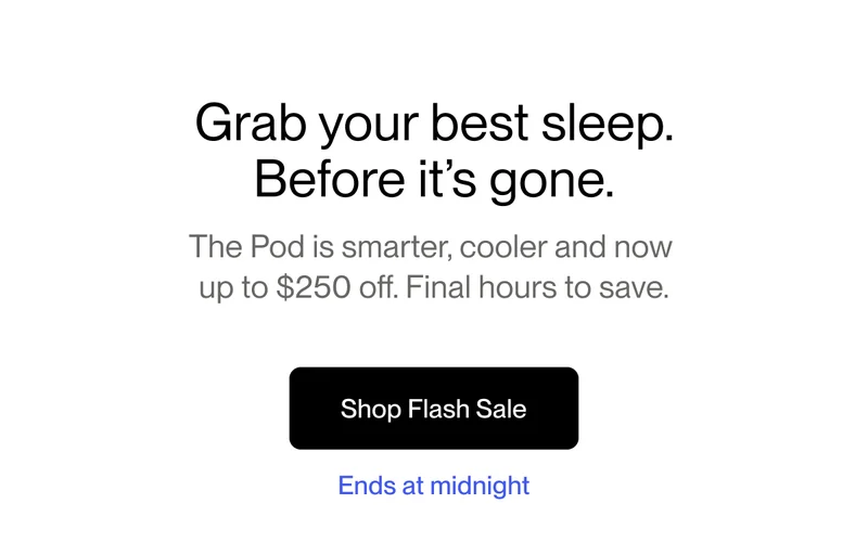 Grab your best sleep. Before it’s gone.