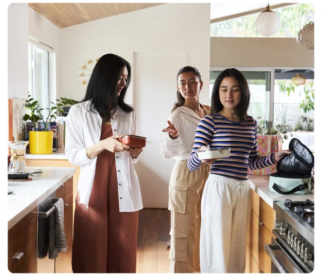 Family in Kitchen