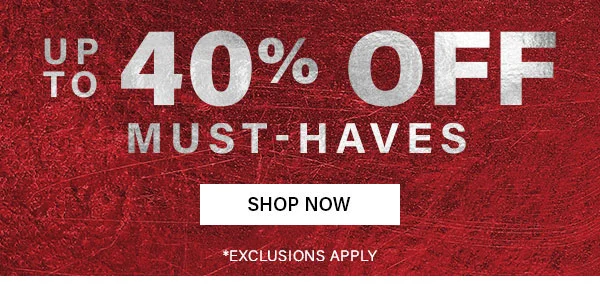 Up To 40% Off