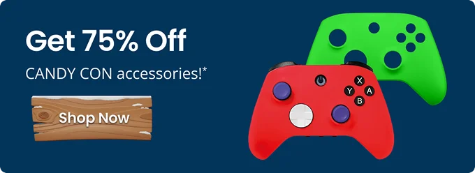 Get 75% Off CANDY CON accessories!* | Shop Now