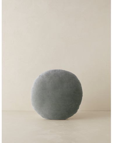 Velvet Round Pillow by Sarah Sherman Samuel-Lichen