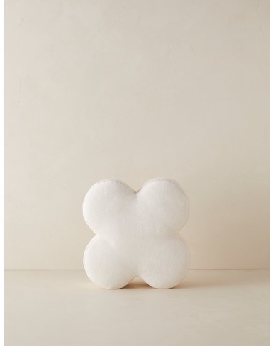 Velvet Clover Pillow by Sarah Sherman Samuel-Ivory