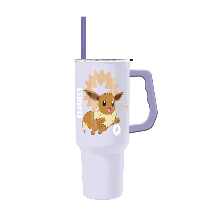 Pokemon Eevee 40oz Stainless Steel Tumbler with Handle