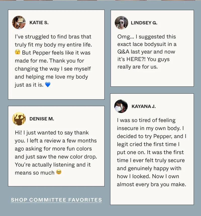 Shop Committee Favorites