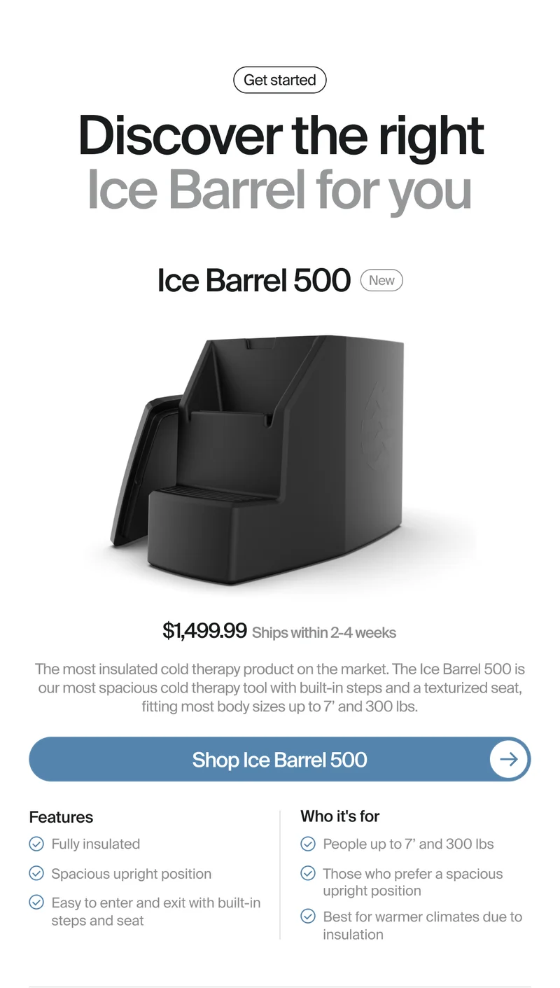 Shop Ice Barrel 500