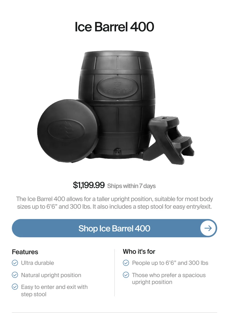 Shop Ice Barrel 400