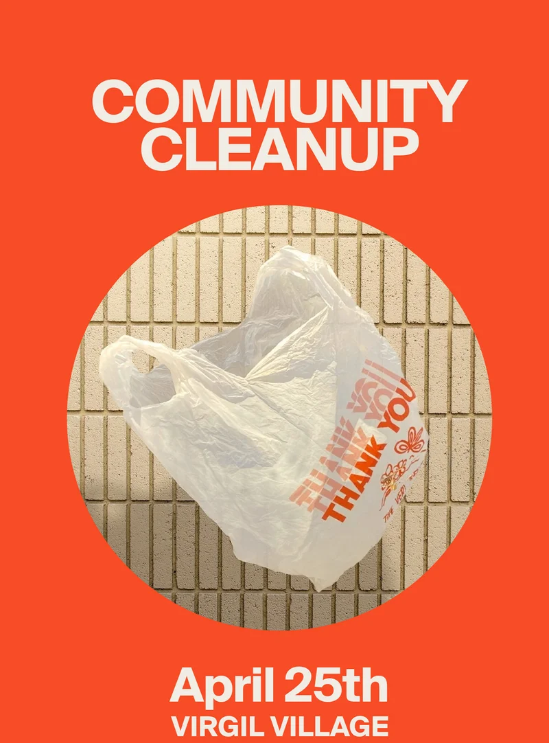 Community Clean Up on April 25th in Virgil Village