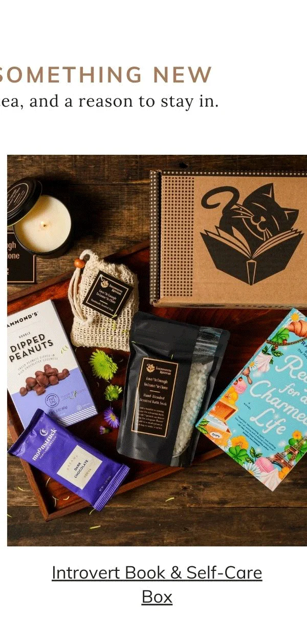 ntrovert Book & Self-Care Box Introverts Retreat