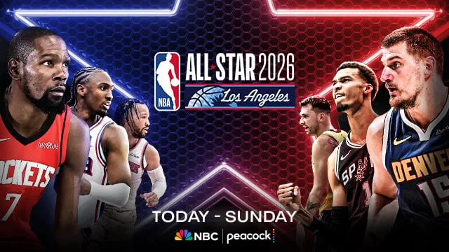 NBA All-Star Weekend Friday-Sunday on NBC & Peacock