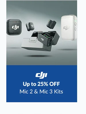 DJI | Up to 25% OFF  Mic 2 & Mic 3 Kits